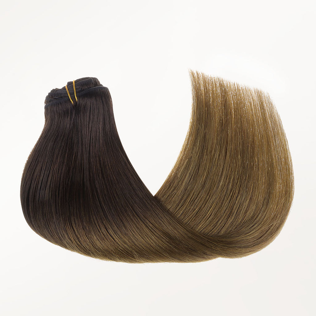 Chocolate Dip Color Melt (1D/2C/4E) Classic Clip-Ins (120g) [Clearance]