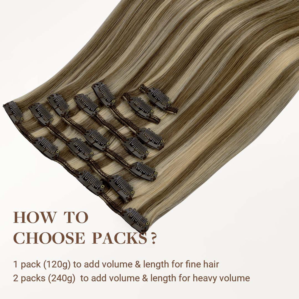 Classic Clip in Hair Extensions-1