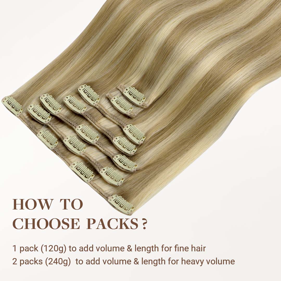 Classic Clip in Hair Extensions-1