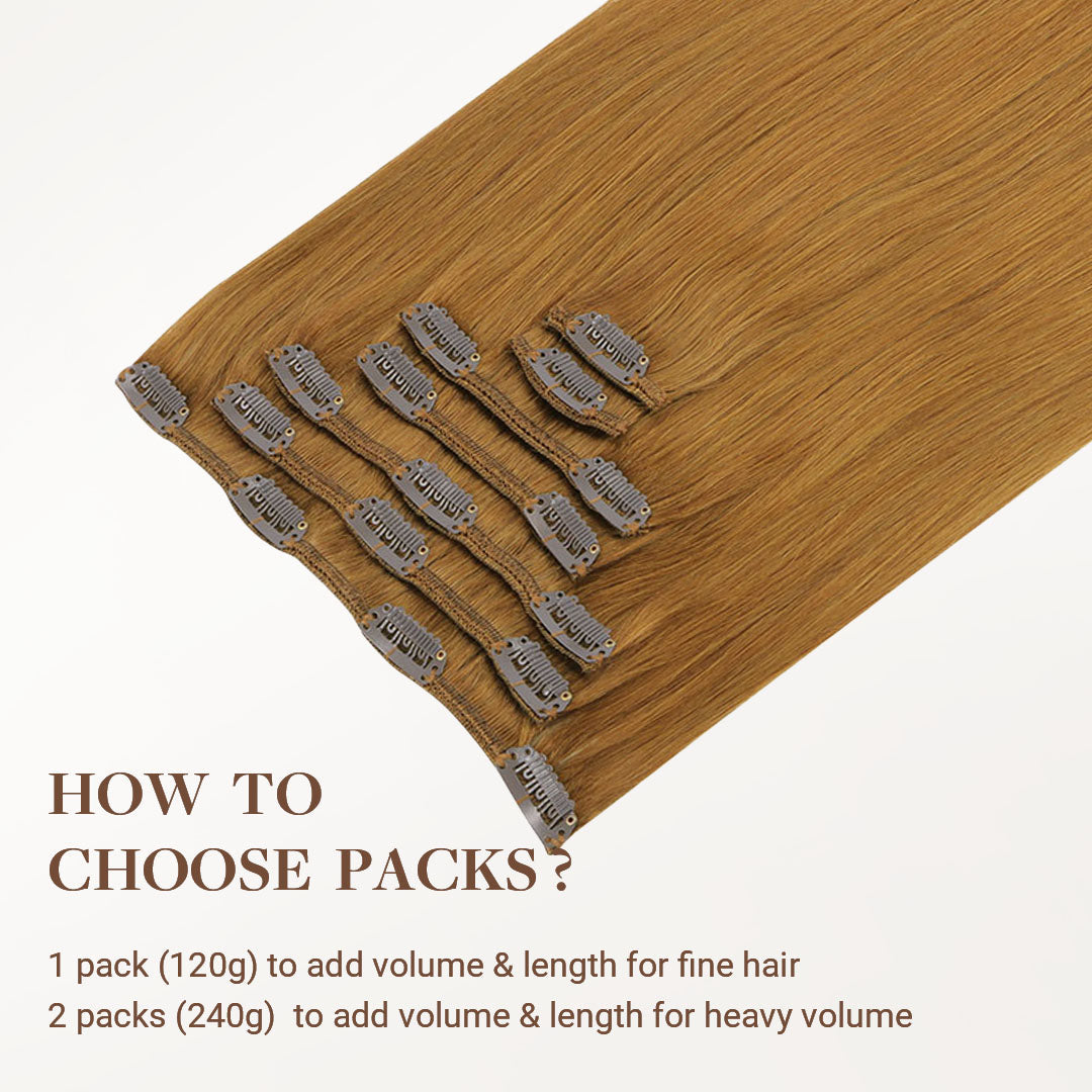 Classic Clip in Hair Extensions-1