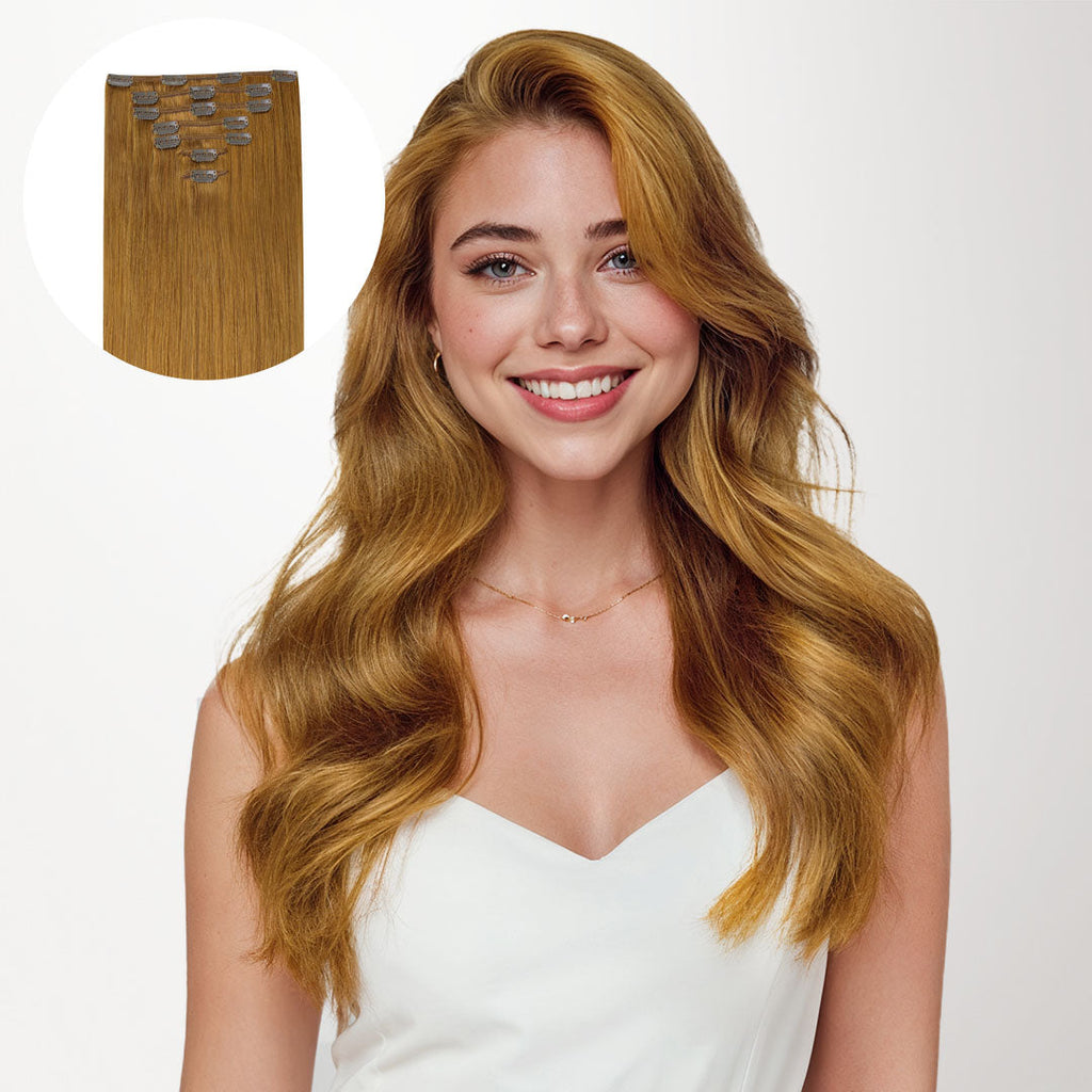 Classic Clip in Hair Extensions-1