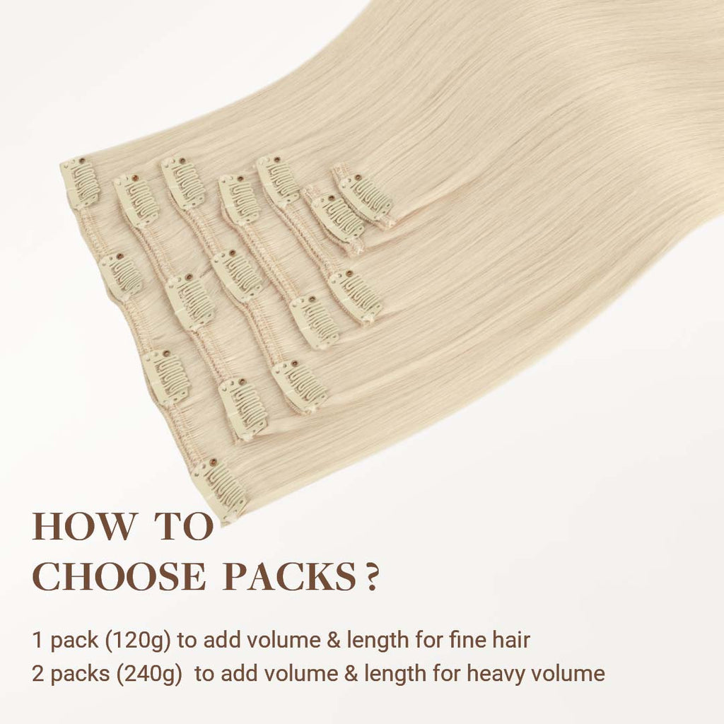 Classic Clip in Hair Extensions-1
