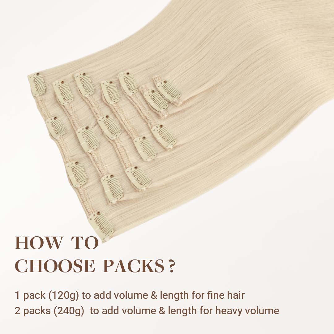 Classic Clip in Hair Extensions-1