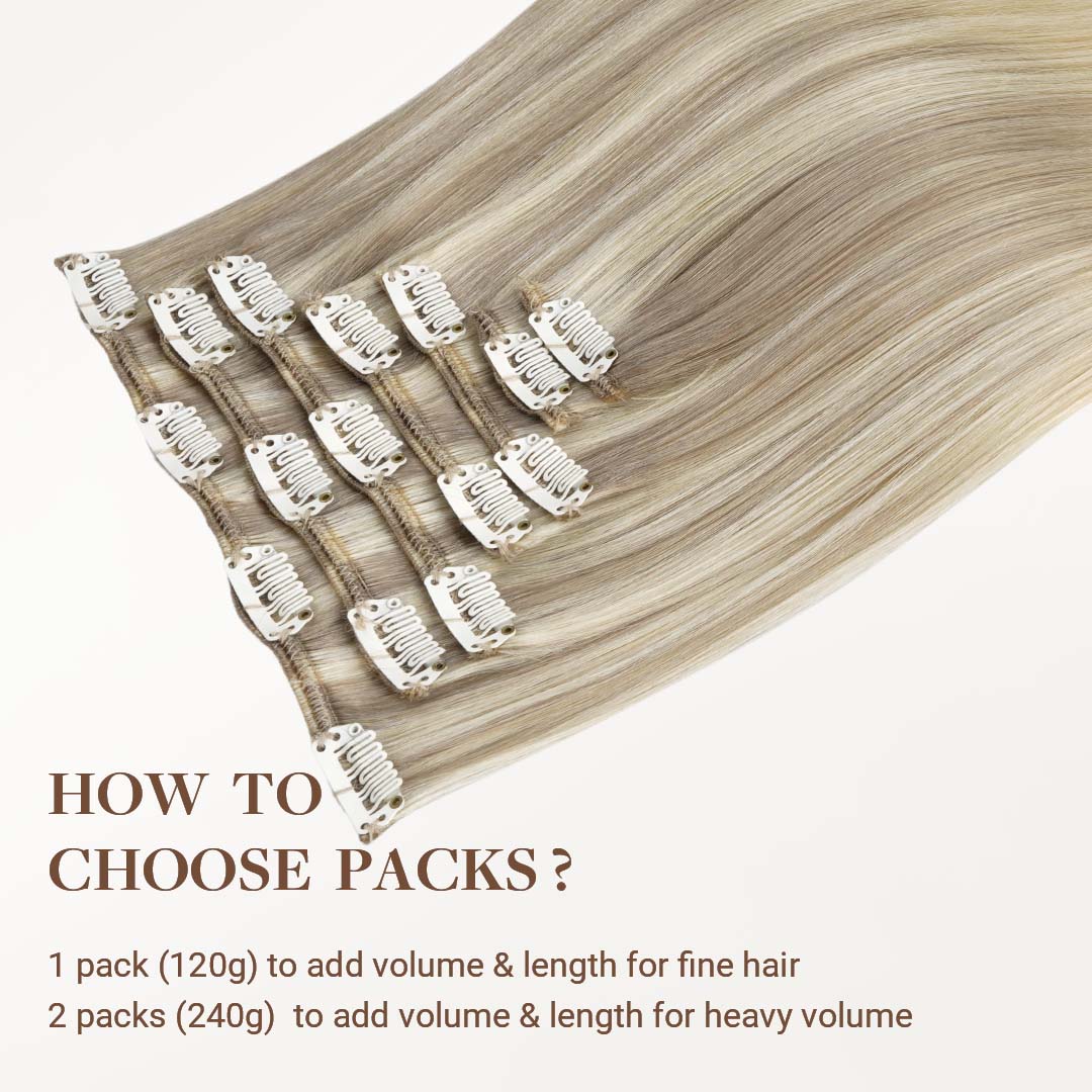 Classic Clip in Hair Extensions-1