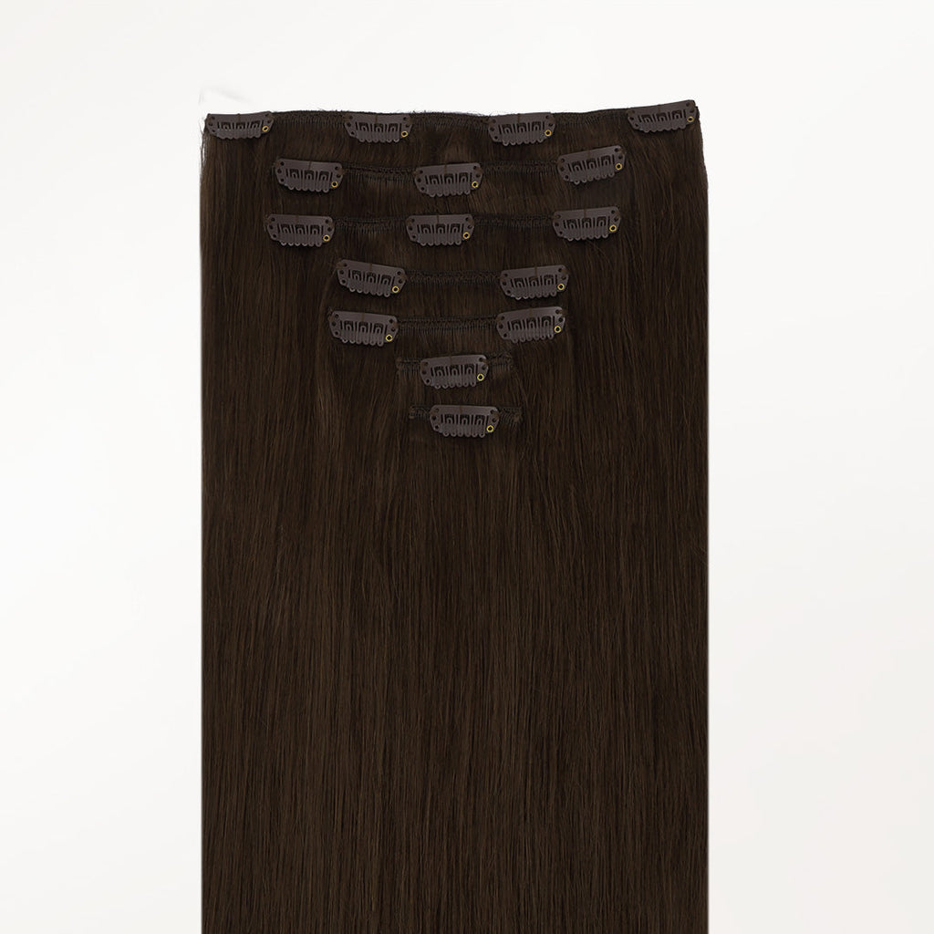 Chocolate Brown (4A) Classic Clip-Ins (120g-150g)