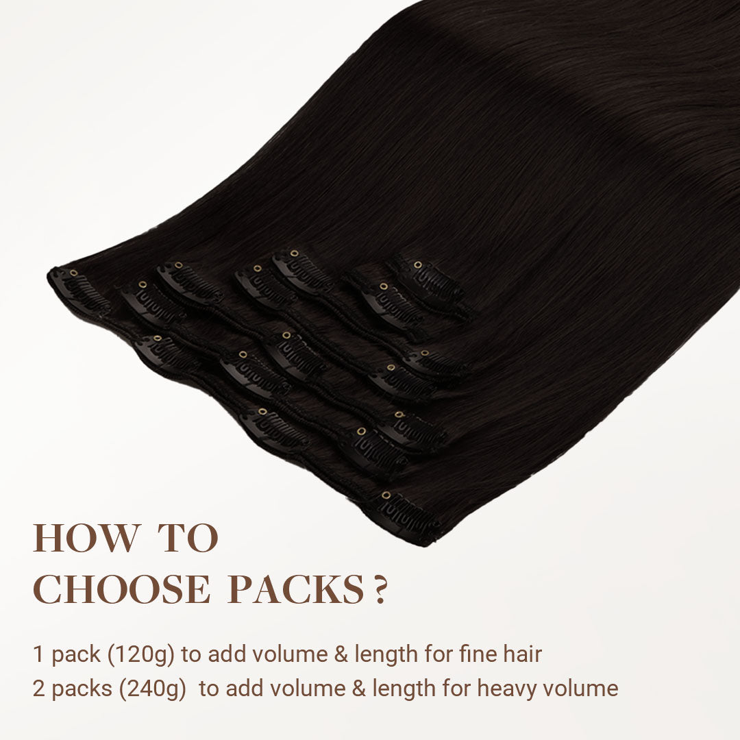 Dark Brown (2) Classic Clip-Ins [Clearance]
