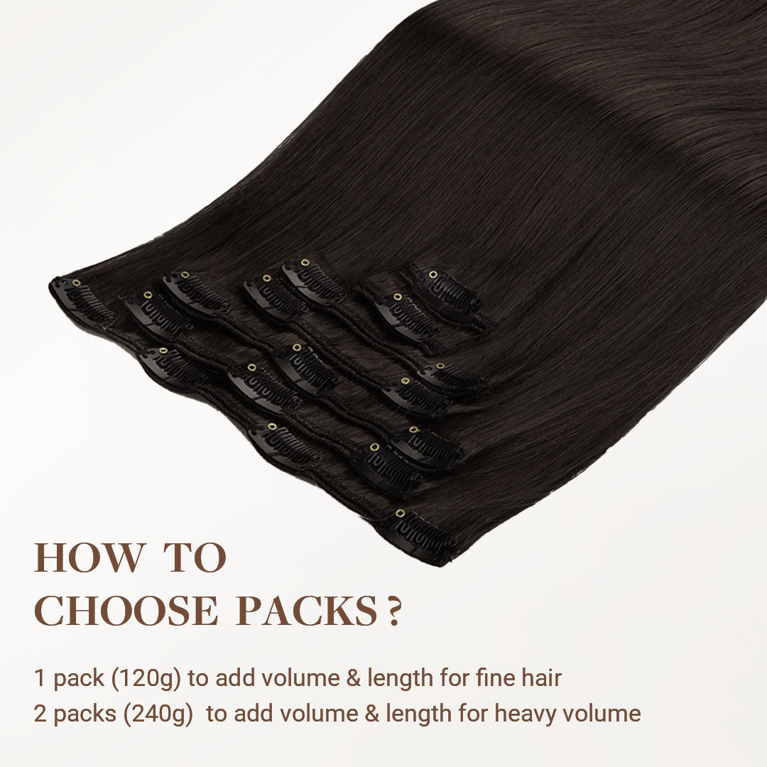 Classic Clip in Hair Extensions-1