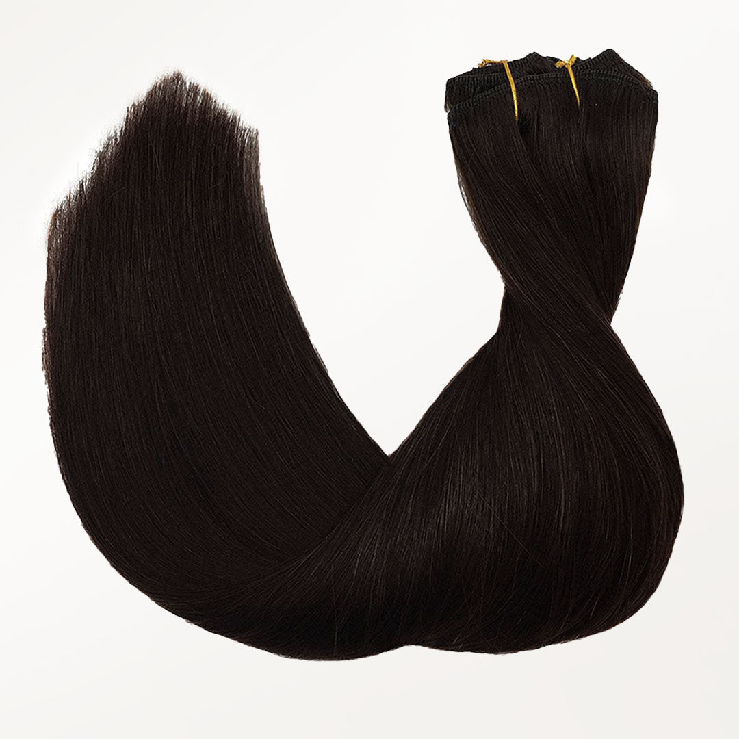 Dark Brown (2) Classic Clip-Ins (120g-150g)