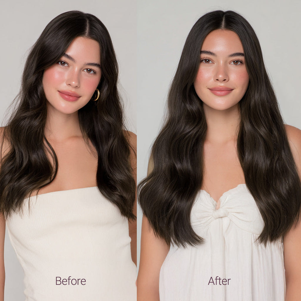 Dark Brown (2) Classic Clip-Ins (120g-150g)