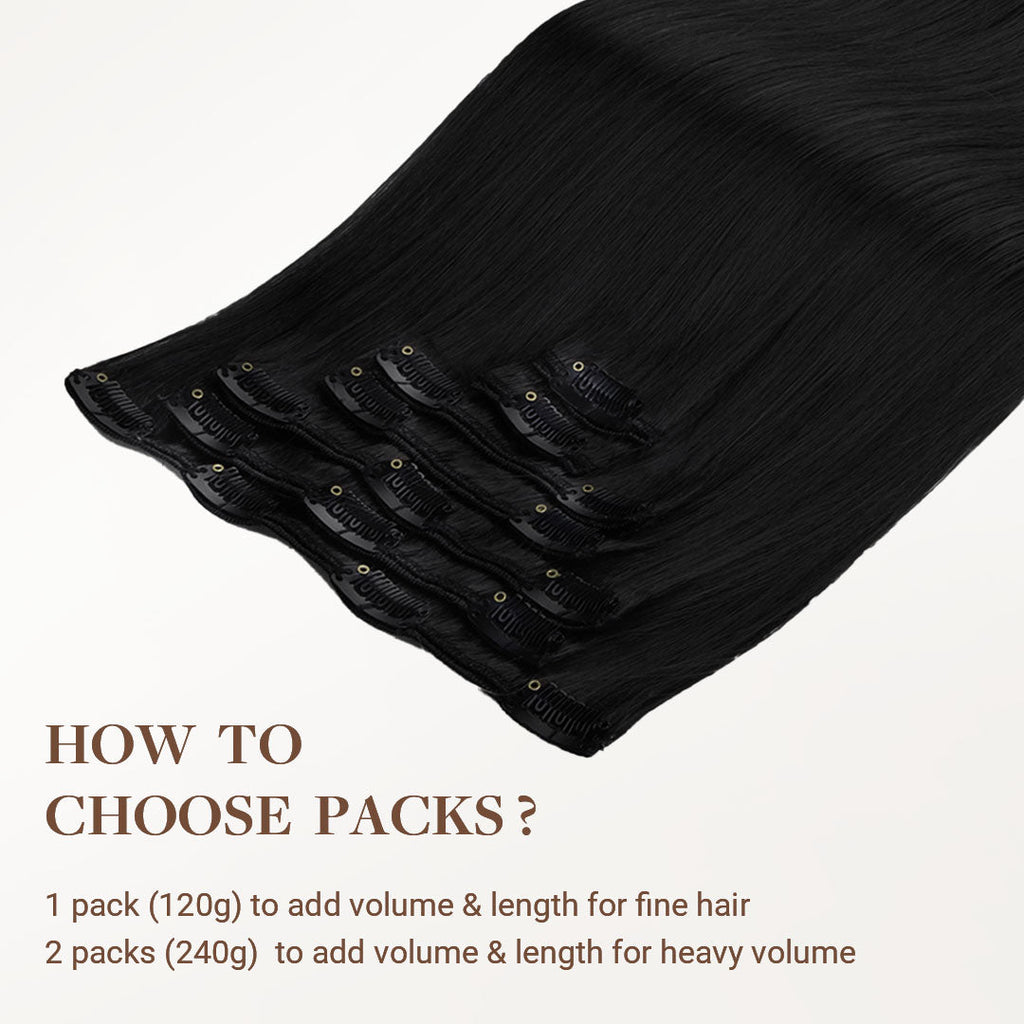 Classic Clip in Hair Extensions-1