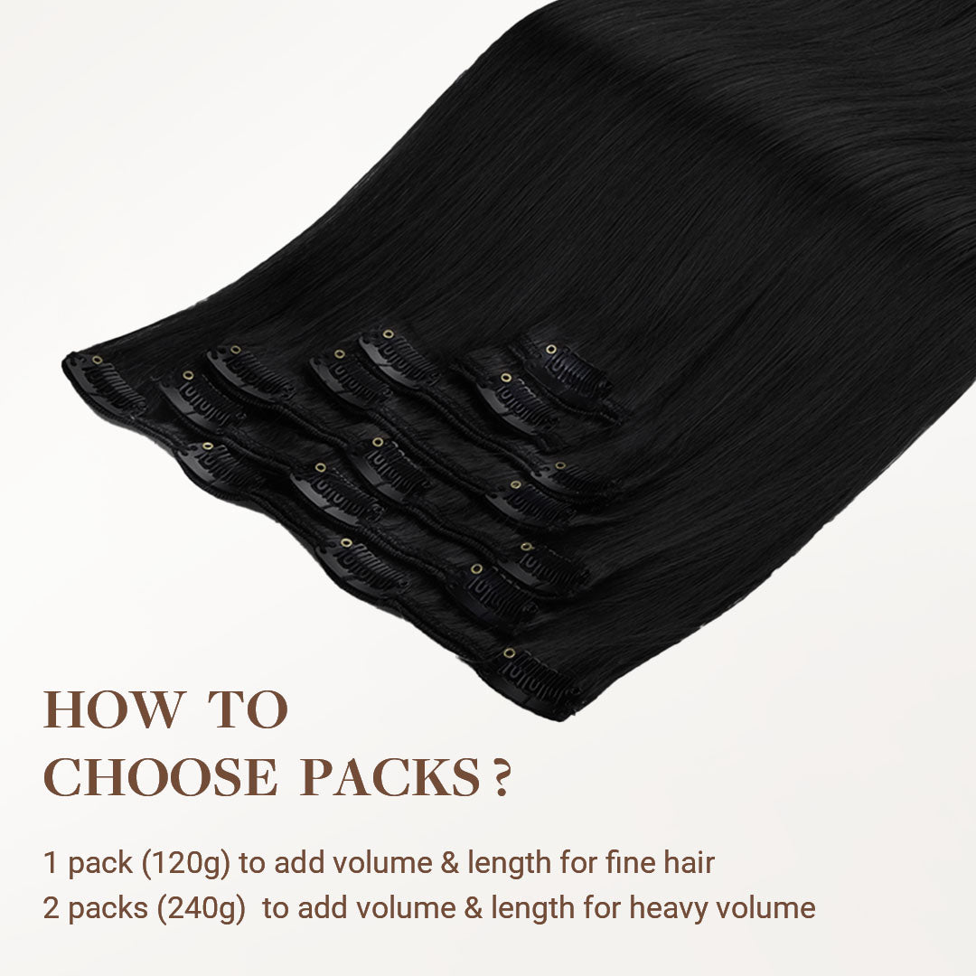 Classic Clip in Hair Extensions-1