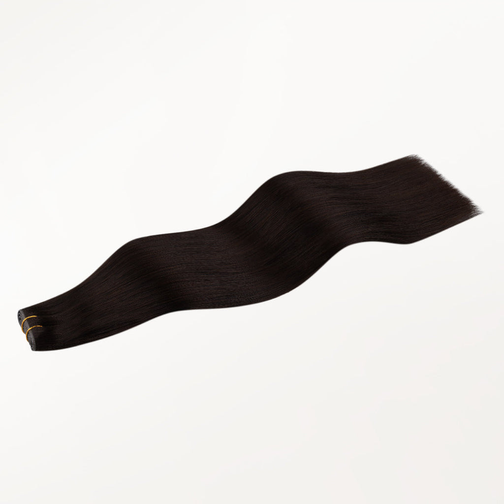 Dark Brown (2) Butterfly Weft Hair Extensions (100g-160g)