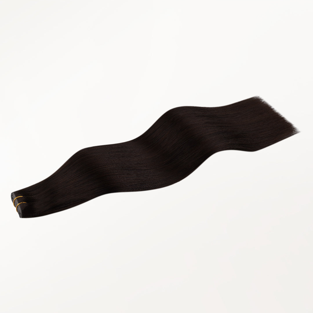 Dark Brown (2) Butterfly Weft Hair Extensions (100g-160g)