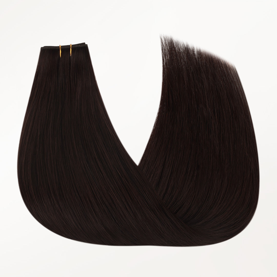 Dark Brown (2) Butterfly Weft Hair Extensions (100g-160g) [Clearance]