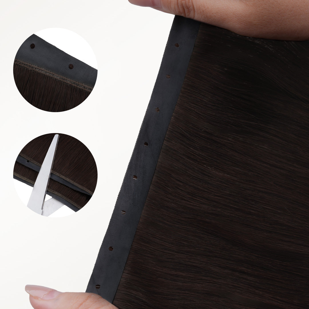 Dark Brown (2) Butterfly Weft Hair Extensions (100g-160g)
