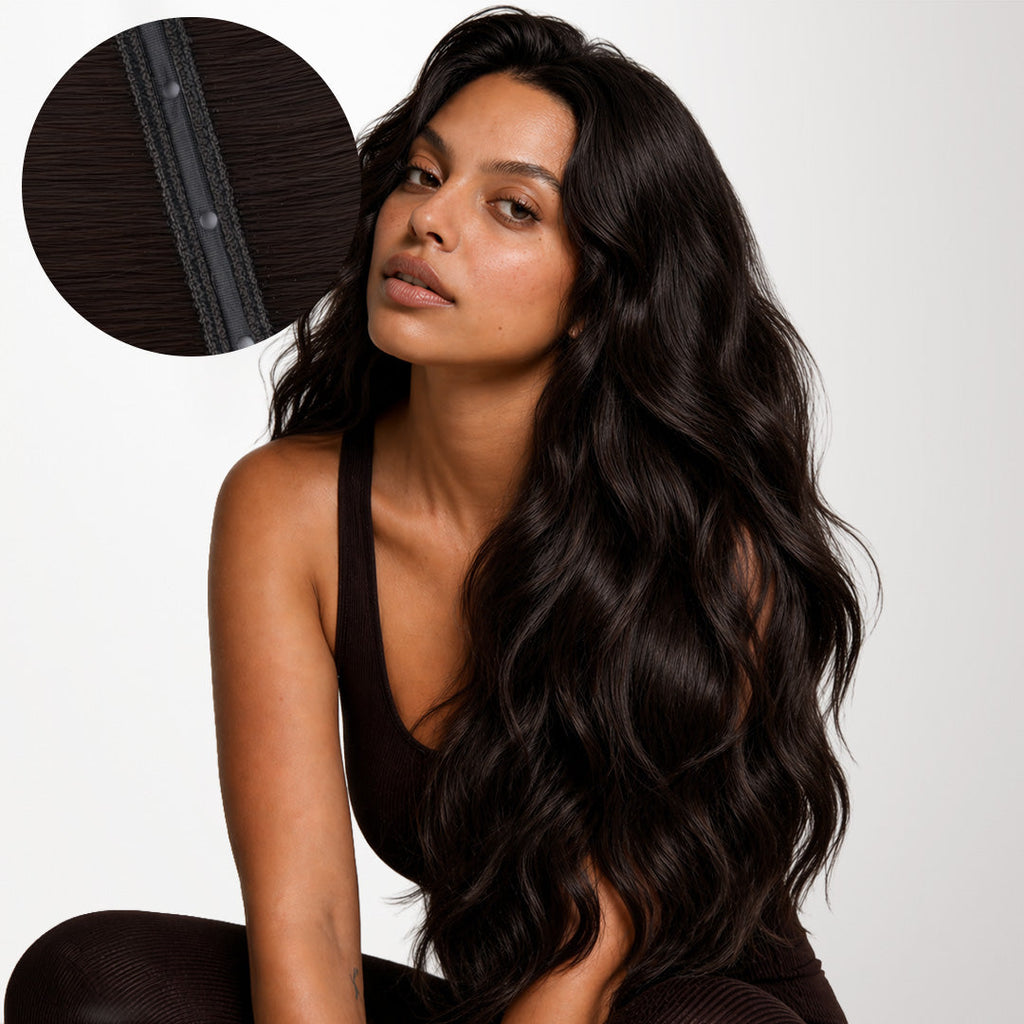 Dark Brown (2) Butterfly Weft Hair Extensions (100g-160g)