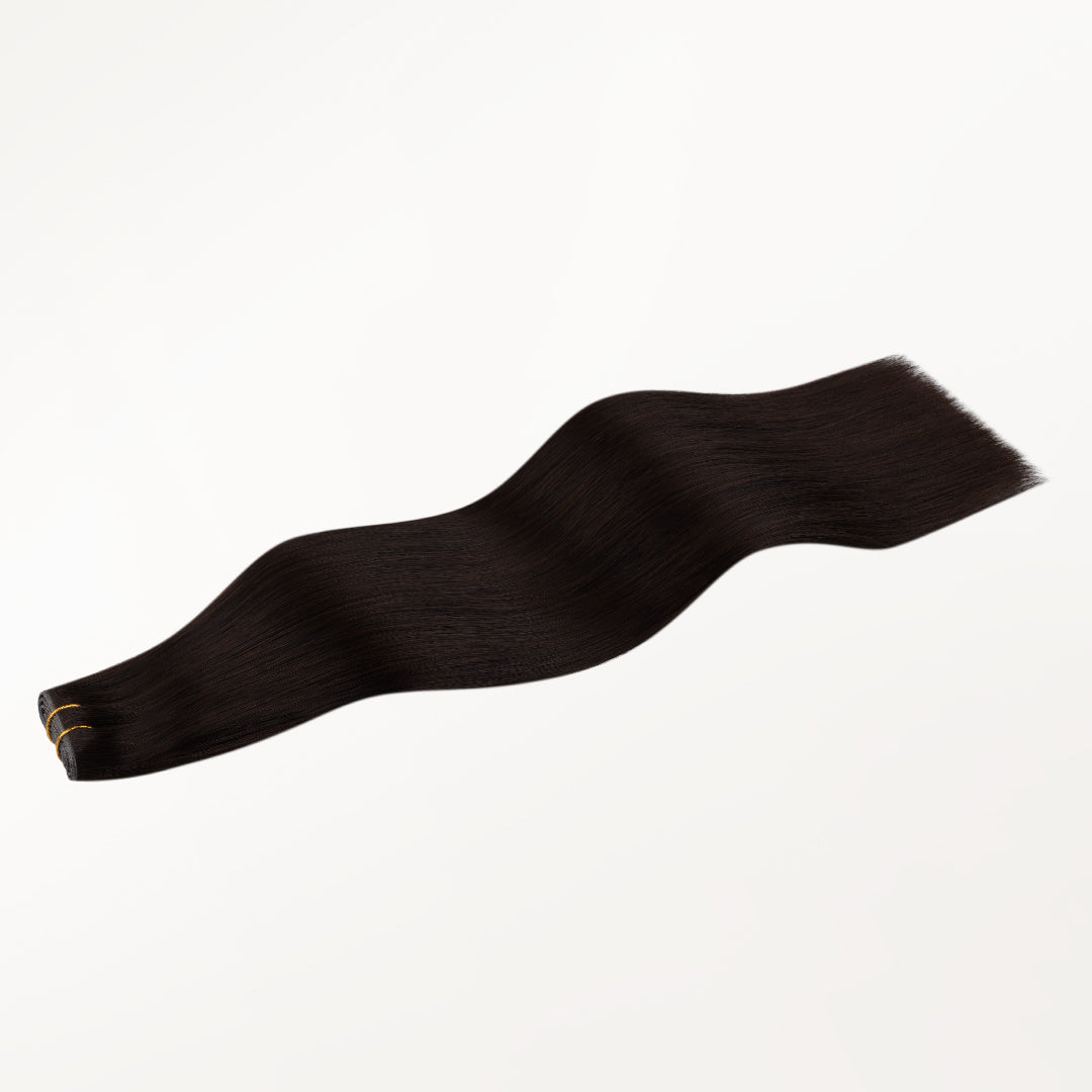 Dark Brown (2) Butterfly Weft Hair Extensions (100g-160g)