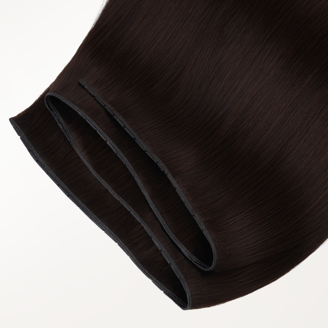 Dark Brown (2) Butterfly Weft Hair Extensions (100g-160g)