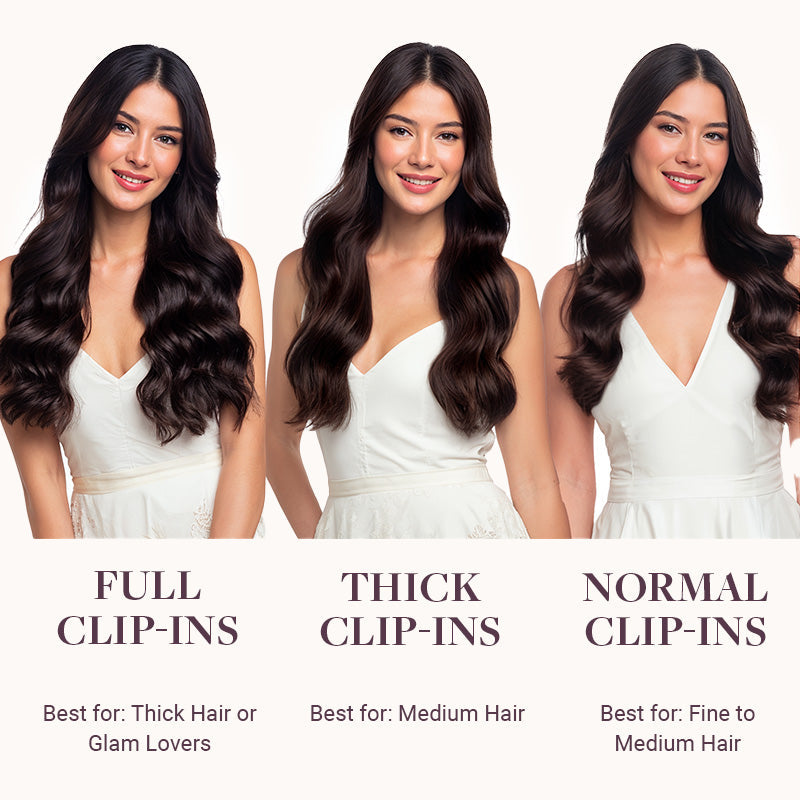 Ash Blonde Highlights (17A/60A) Full Classic Clip-Ins (160g-220g)