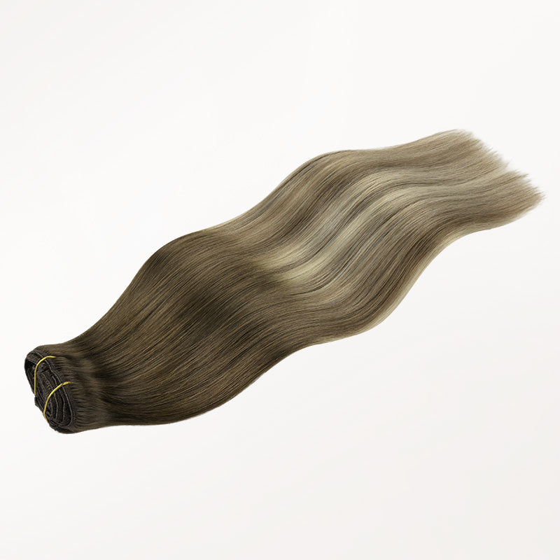 Bleach Blonde Balayage (3/8/613) Full Classic Clip-Ins (160g-220g)