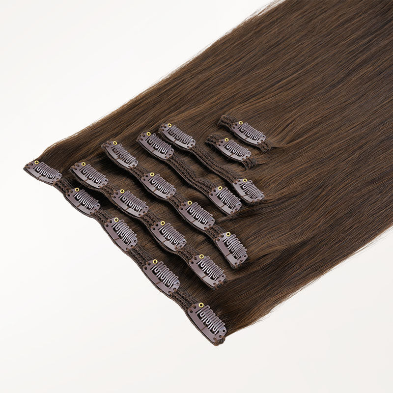 Chocolate Brown (4A) Full Classic Clip-Ins (160g-220g)