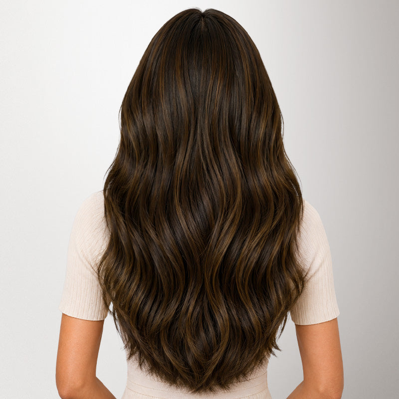 Brown Sugar Swirl Highlights (2C/4E/6C) Genius Tape Weft Hair Extensions 50-60g