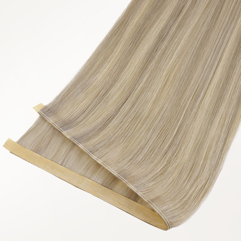Ash Blonde Highlights (17A/60A) Genius Tape Weft Hair Extensions 50-80g