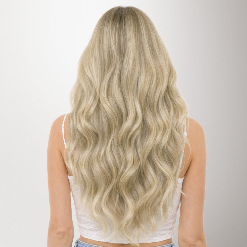 Ash Blonde Highlights (17A/60A) Genius Tape Weft Hair Extensions 50-80g