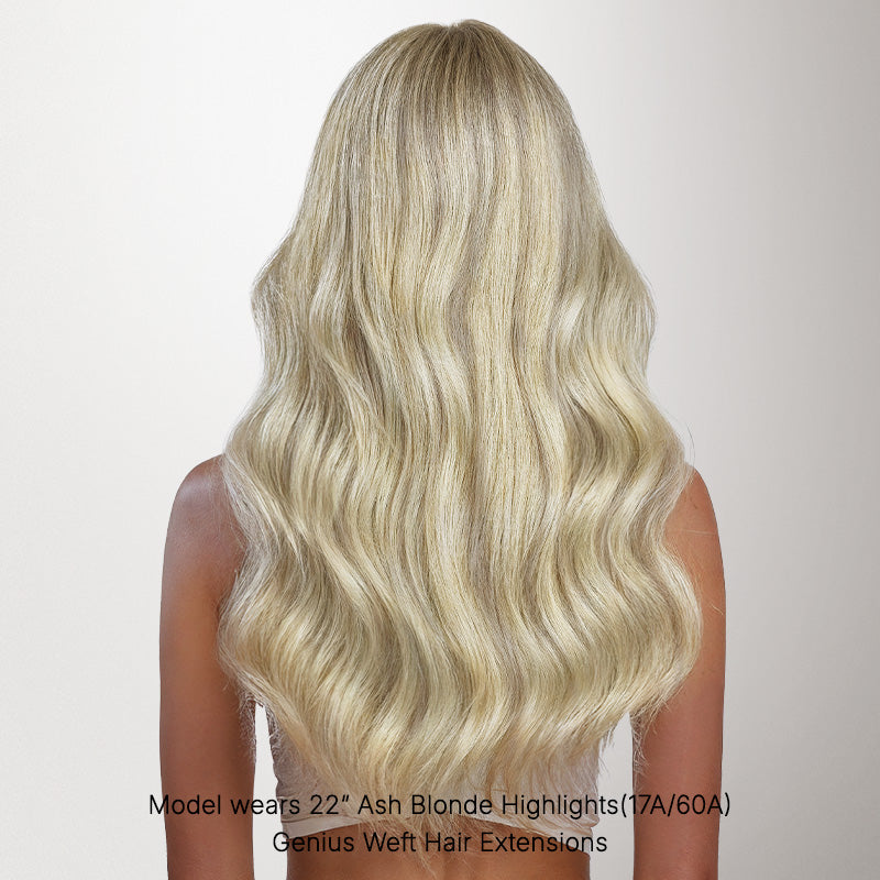 Ash Blonde Highlights (17A/60A) Genius Tape Weft Hair Extensions 50-80g