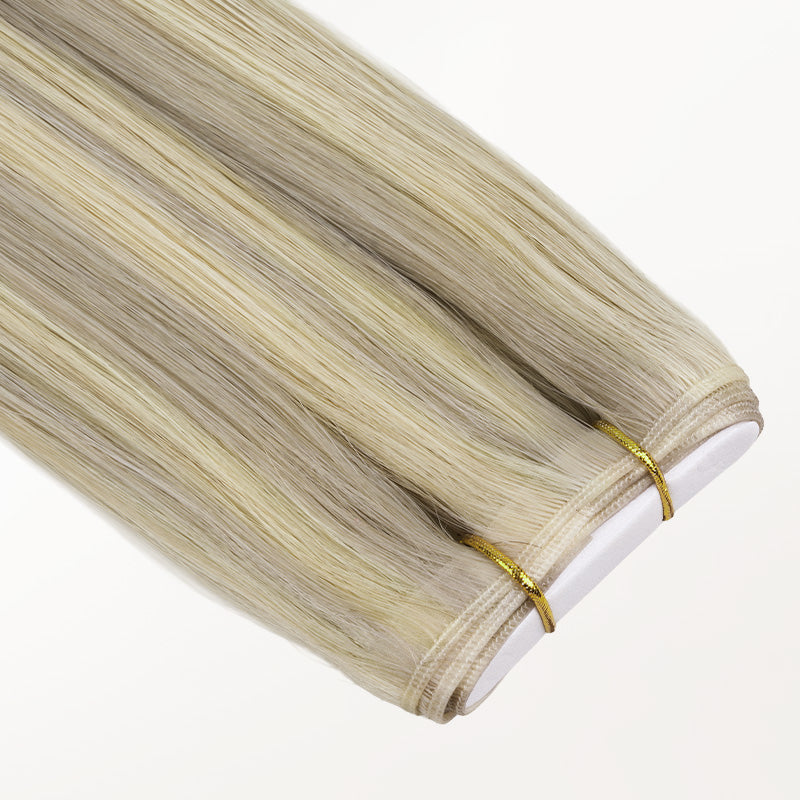 Ash Blonde Highlights (17A/60A) Genius Tape Weft Hair Extensions 50-80g