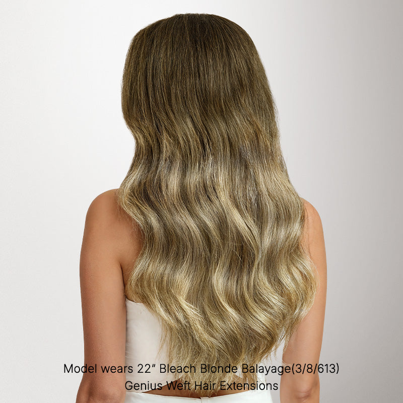 Bleach Blonde Balayage (3/8/613) Genius Tape Weft Hair Extensions 50-80g [clearance]