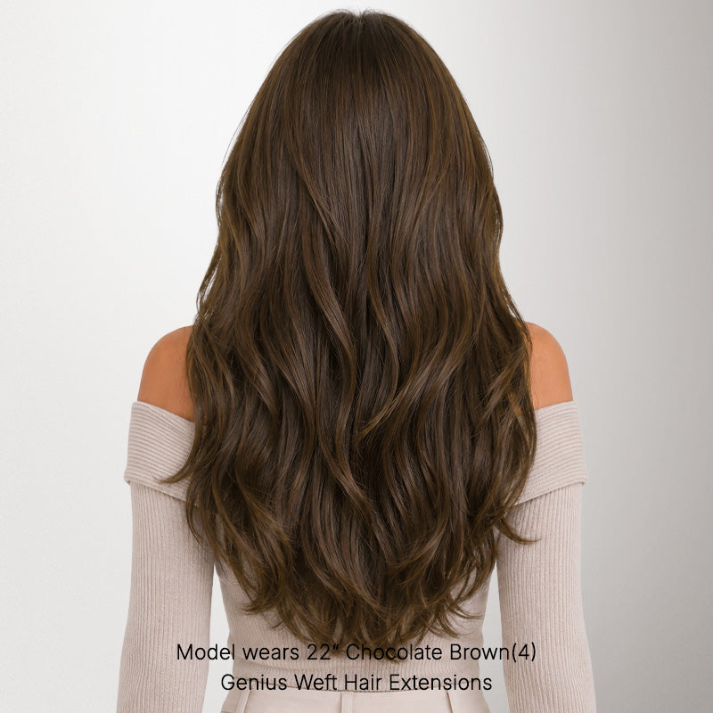 Chocolate Brown (4A) Genius Tape Weft Hair Extensions 50-80g [clearance]