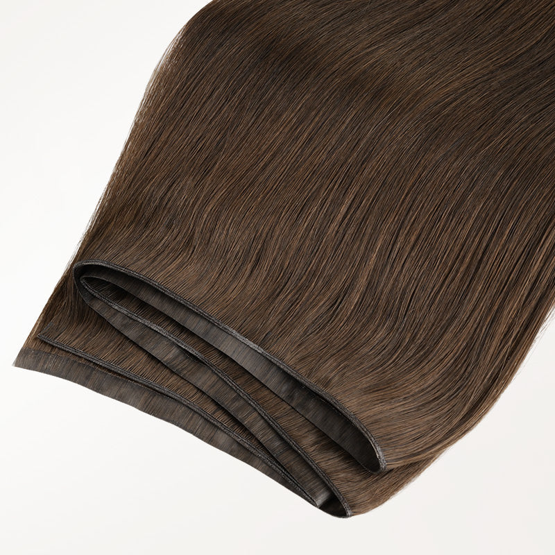 Chocolate Brown (4A) Genius Tape Weft Hair Extensions 50-80g [clearance]