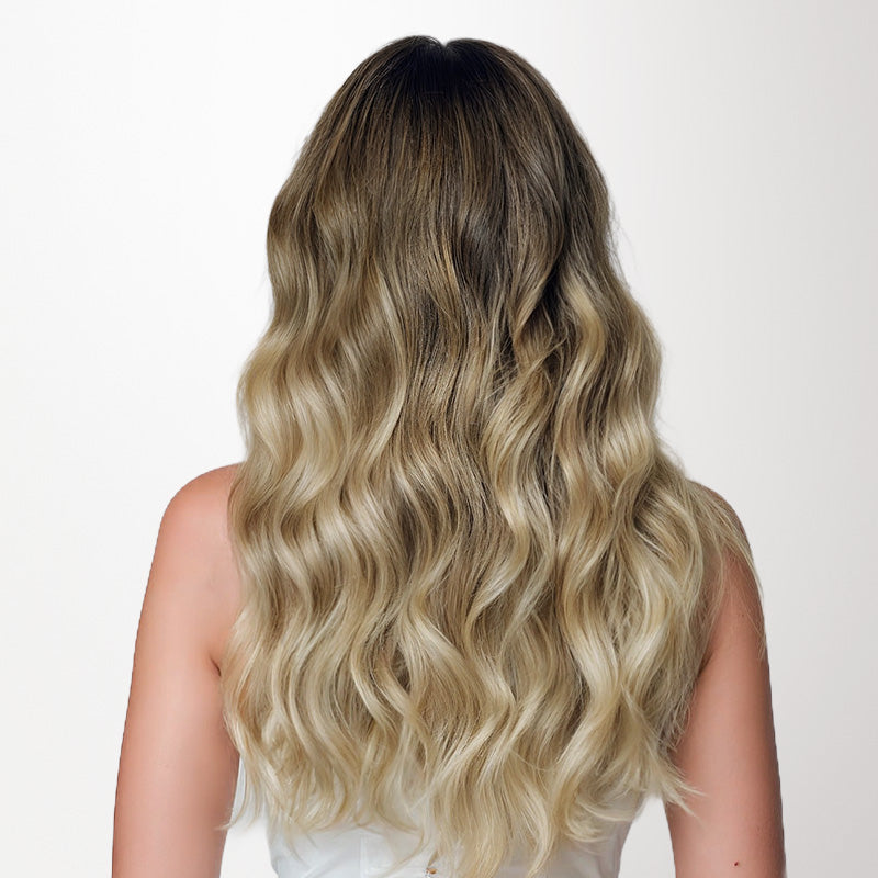 Bleach Blonde Balayage (3/8/613) Invisi Edge Seamless Clip-Ins (130g-170g)