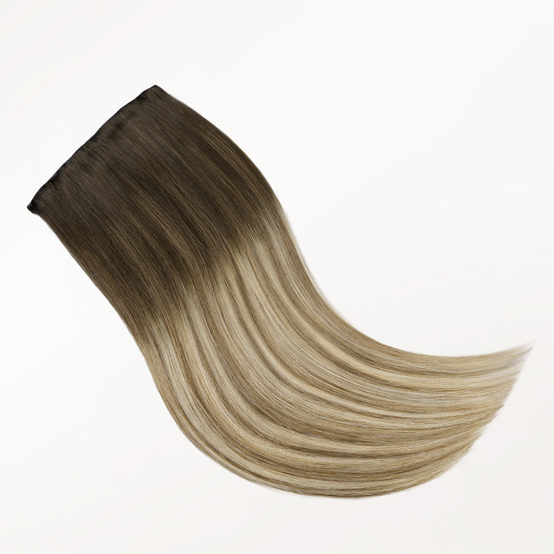 Bleach Blonde Balayage (3/8/613) Invisi Edge Seamless Clip-Ins (130g-170g)
