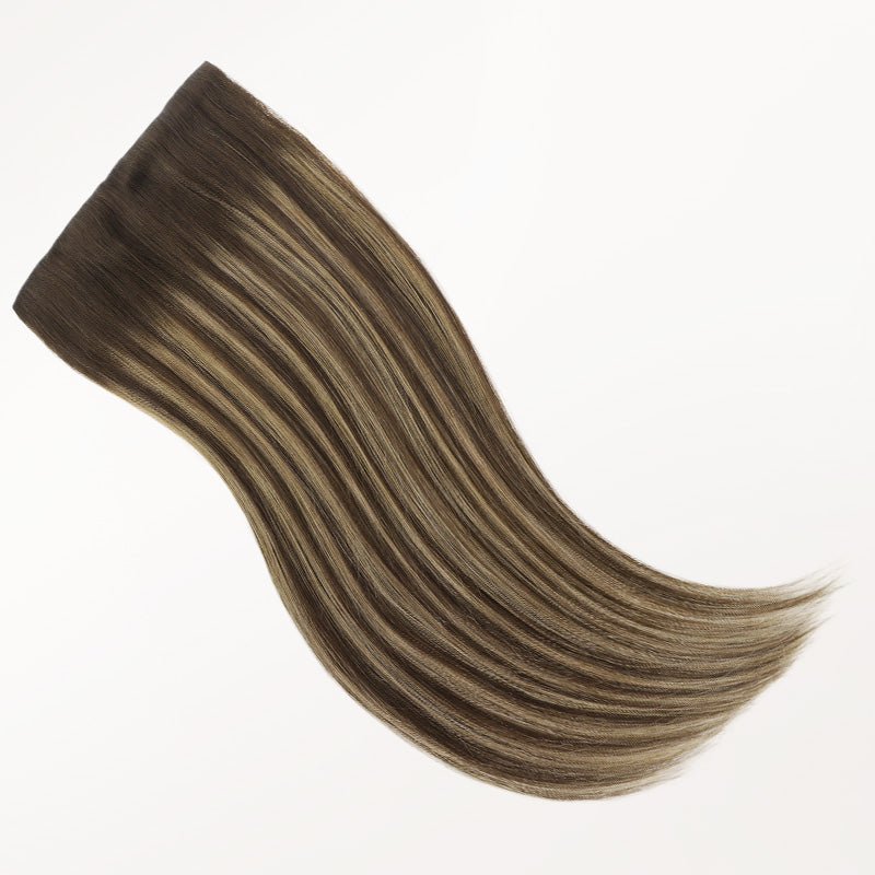 Caramel Blonde Balayage (4/27/4) Invisi Edge Seamless Clip-Ins (130g-170g)