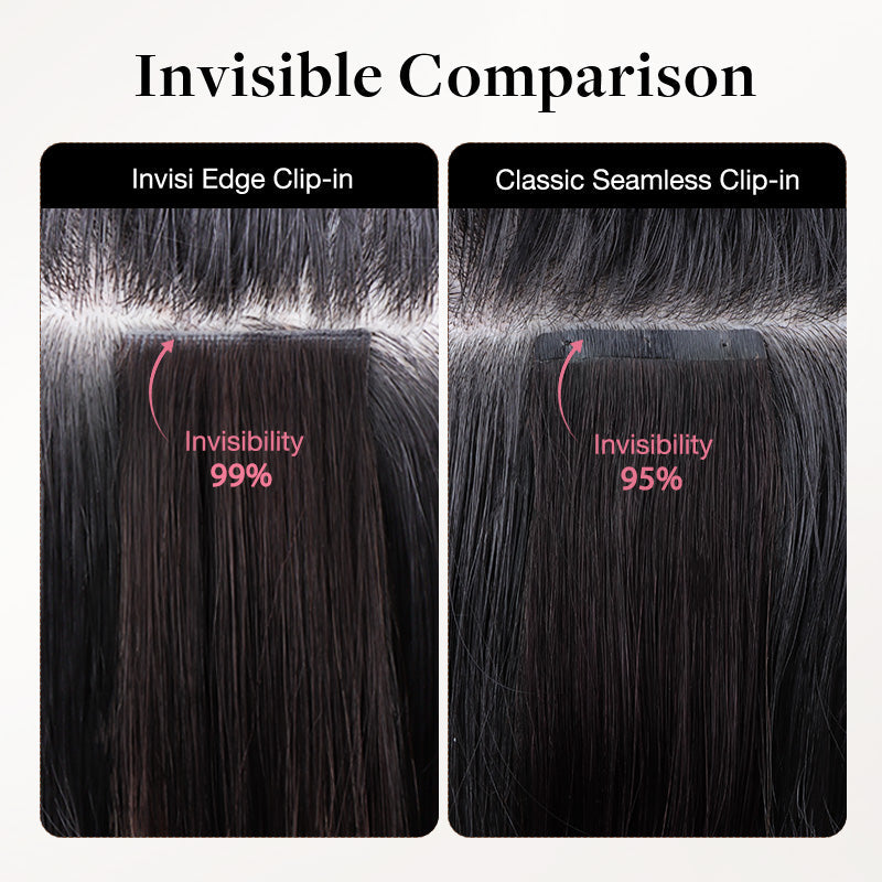 Chocolate Brown (4A) Invisi Edge Seamless Clip-Ins (130g-170g)