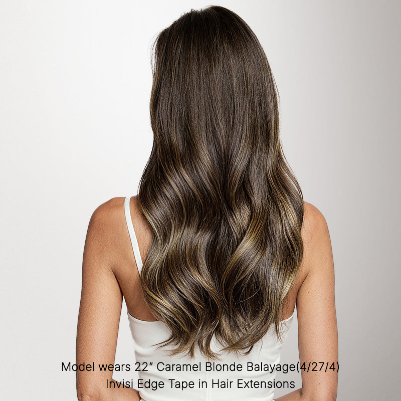 Caramel Blonde Balayage (4/27/4) Invisi Edge Tape-Ins 50g