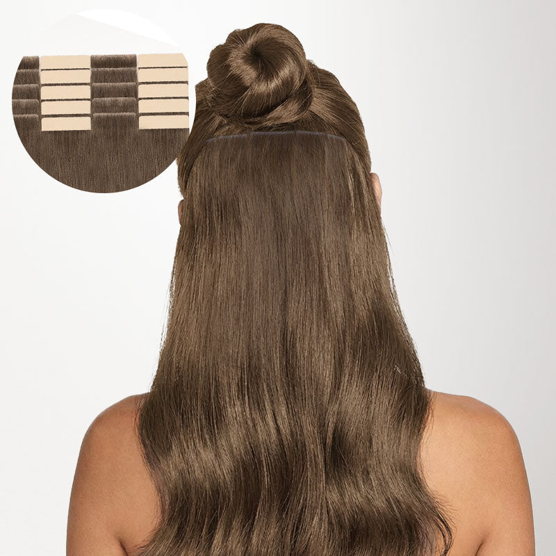 Ash Brown (5) Invisi Edge Tape-Ins 50g