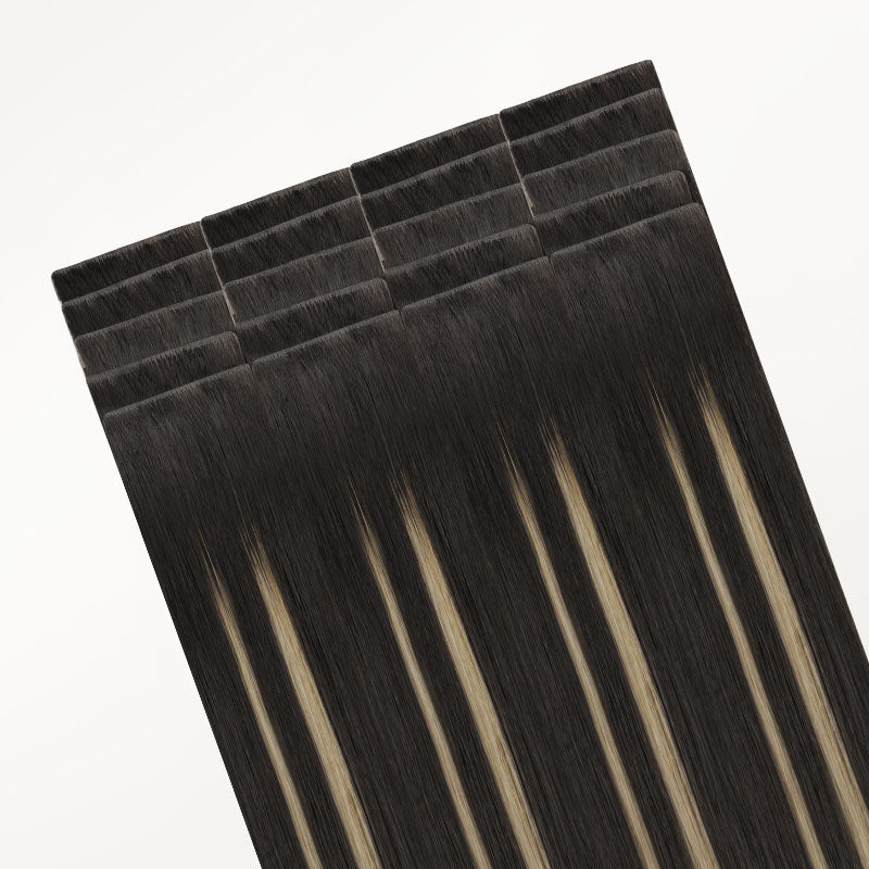 Black to Light Blonde Balayage (1B/19/1B) Invisi Edge Tape-Ins 50g