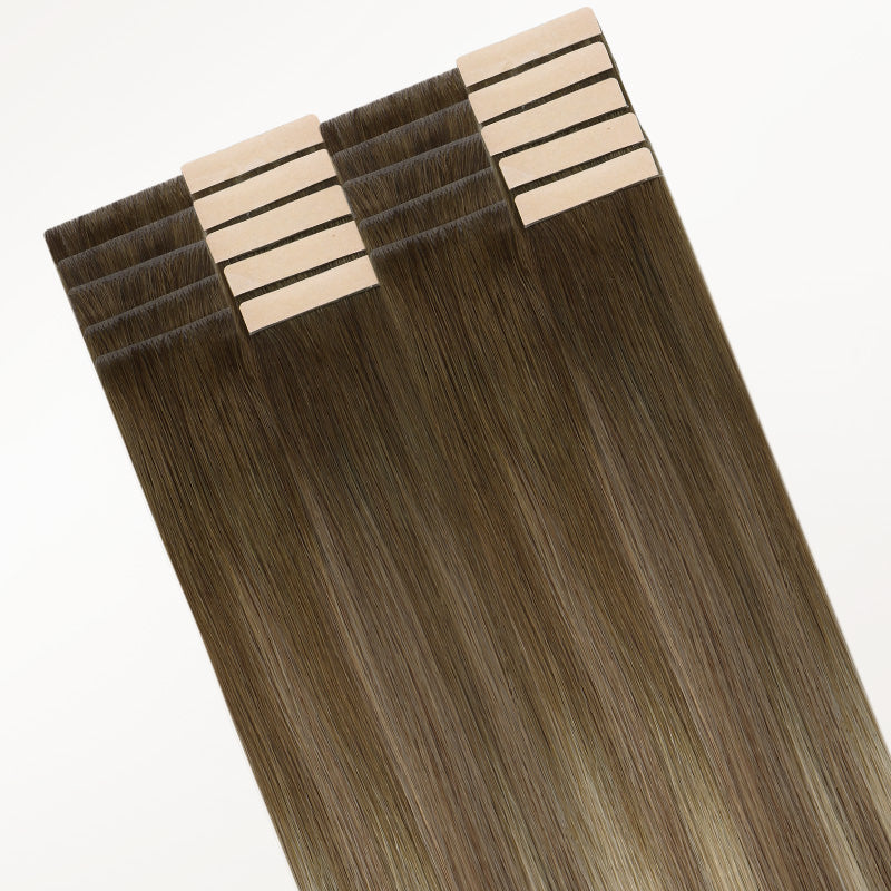 Bleach Blonde Balayage (3/8/613) Invisi Edge Tape-Ins 50g