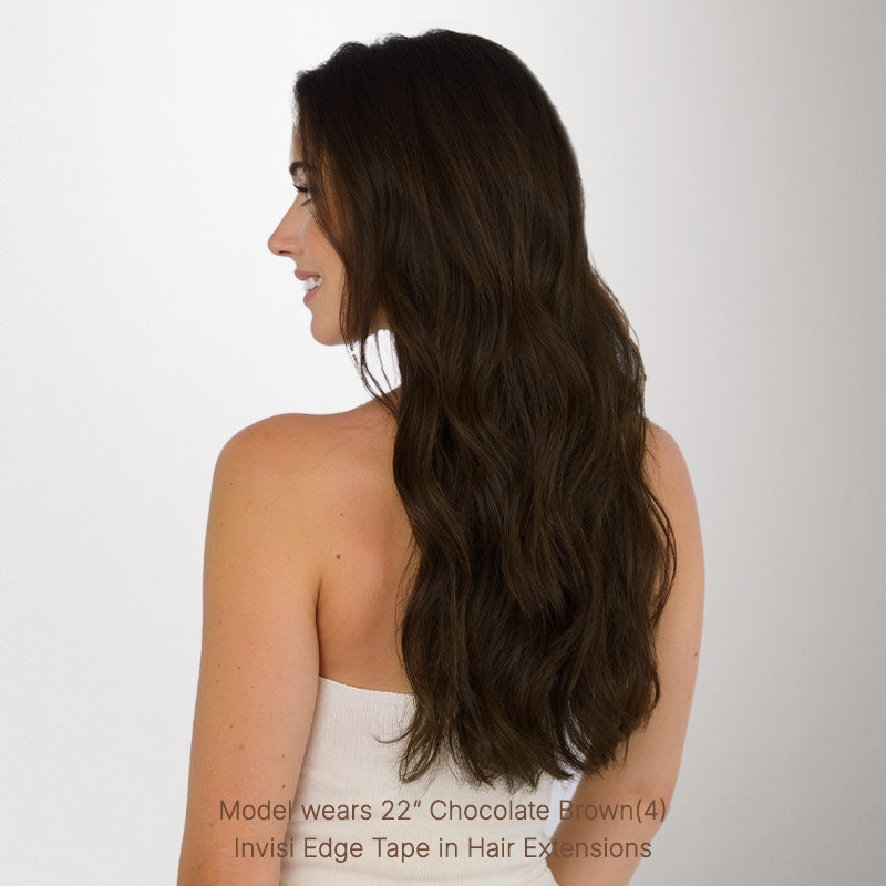 Chocolate Brown (4A) Invisi Edge Tape-Ins 50g