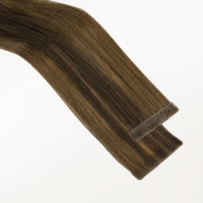 Brown Sugar Swirl Highlights (2C/4E/6C) Invisi Edge Tape-Ins 50g
