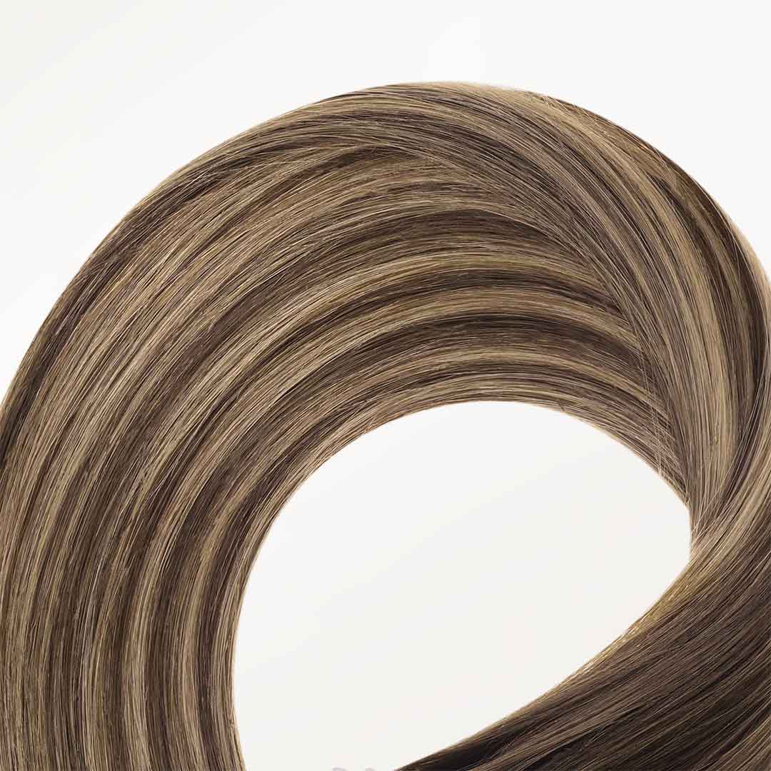 Caramel Blonde Balayage (4/27/4) Micro Link Tip Hair Extensions