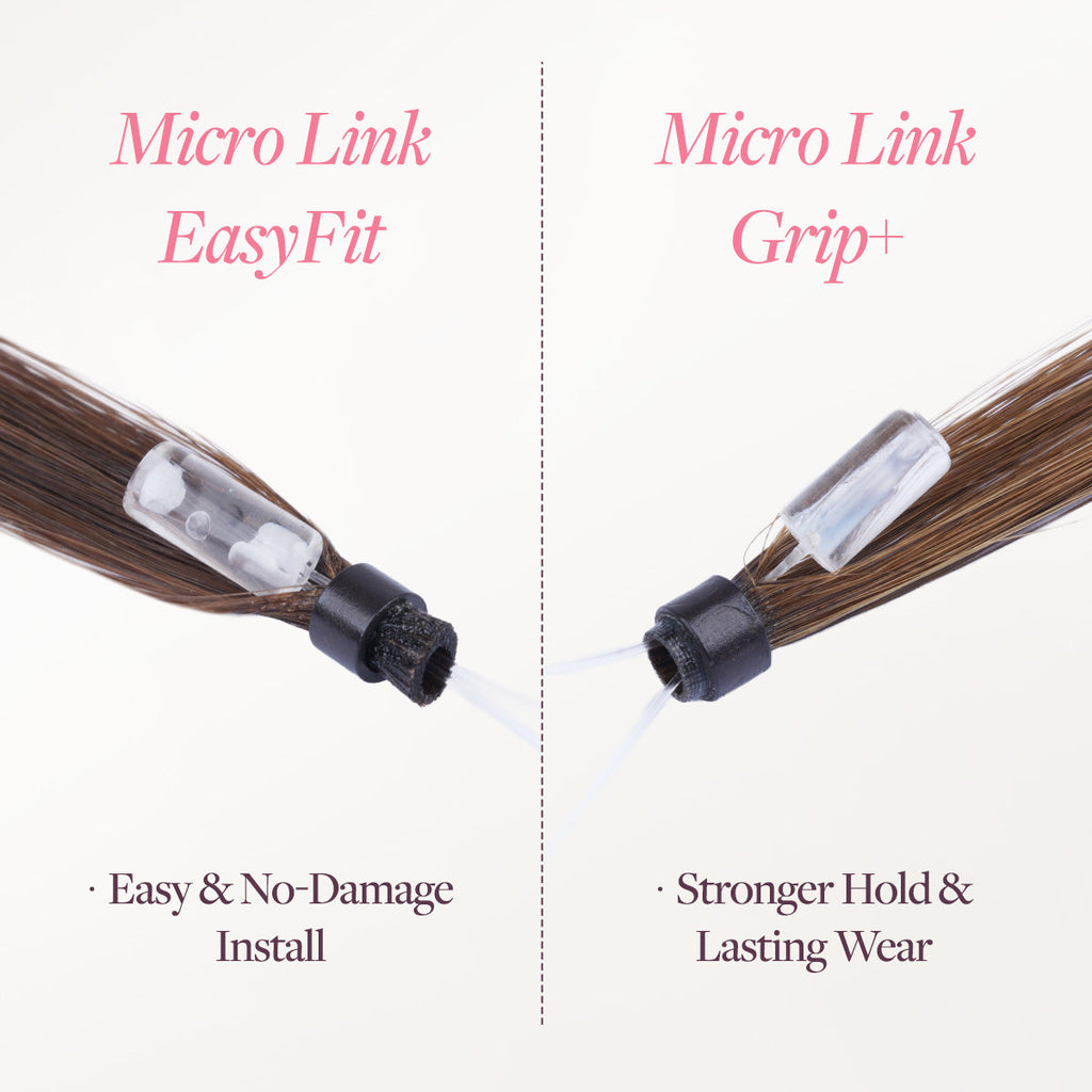 Chocolate Brown (4A) Micro Link Tip Hair Extensions