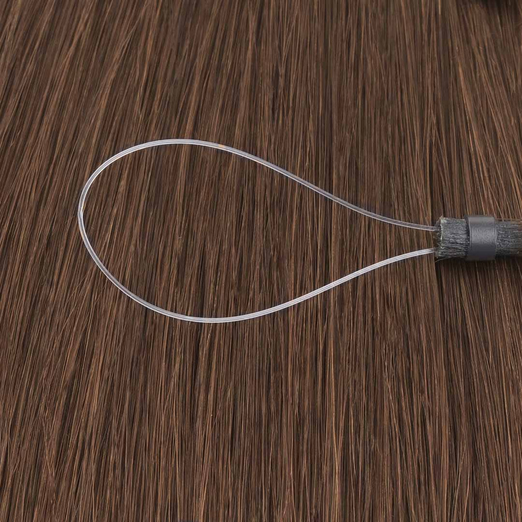 Chocolate Brown (4A) Micro Link Tip Hair Extensions