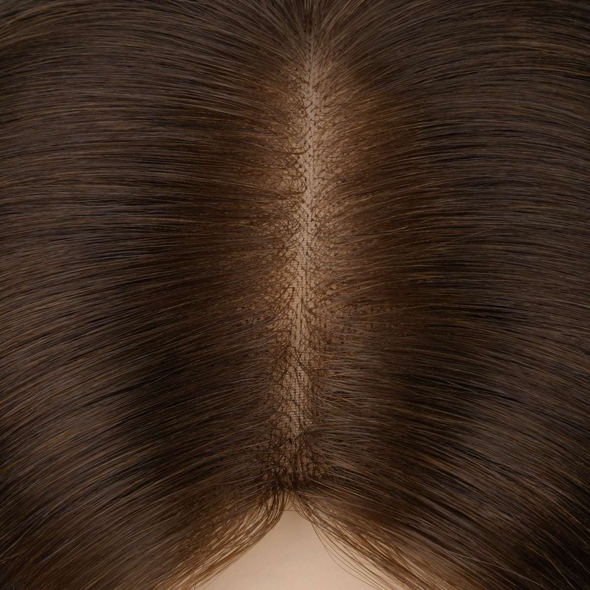 Chocolate Brown (4A) Human Hair Topper 150% Density