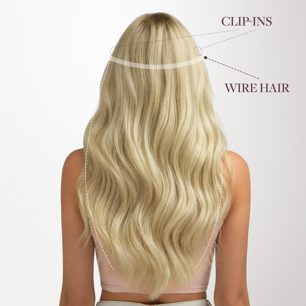 Chocolate Brown (4A) Pro & Wire Hair Extension (70g-140g)