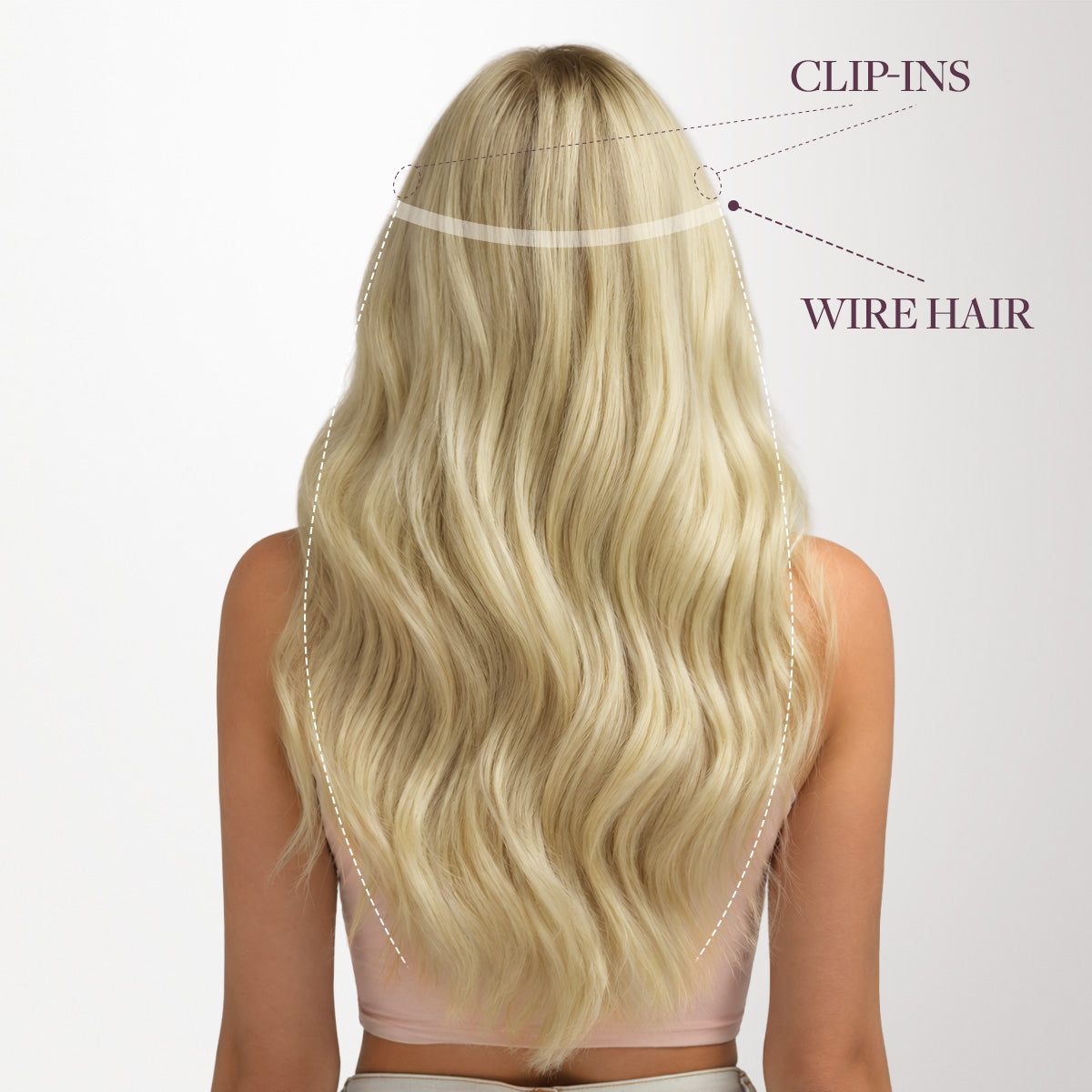 Chocolate Brown (4A) Wire Hair Extensions (70g-110g)