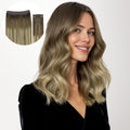 Bleach Blonde Balayage (3/8/613) Pro & Wire Hair Extension (70g-140g)